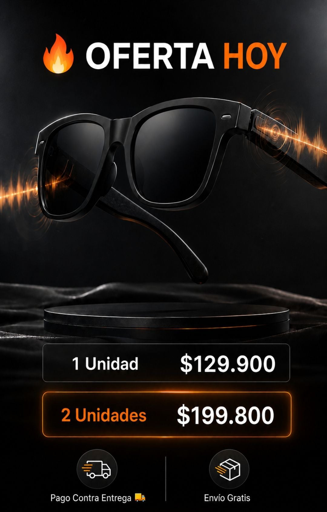 Gafas Inteligentes - Musica - Bluetooth