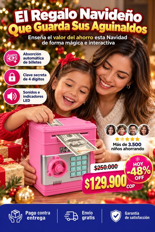 Alcancia Electronica Tipo Caja Fuerte