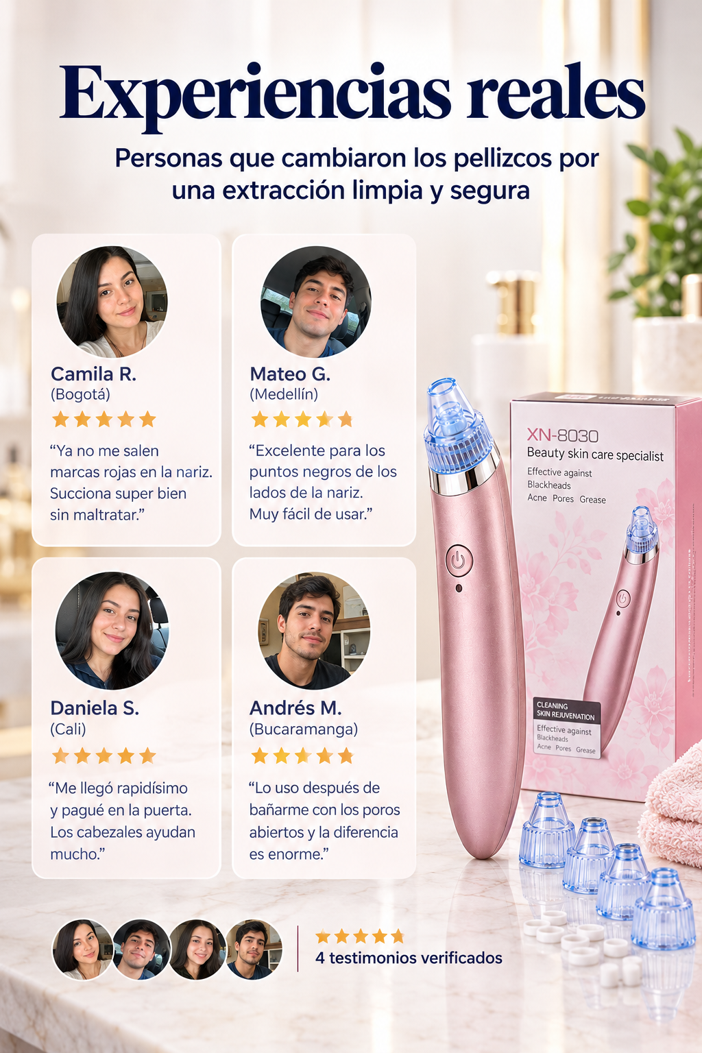 extractor Premium de puntos negros y espinillas (DESCUENTO)