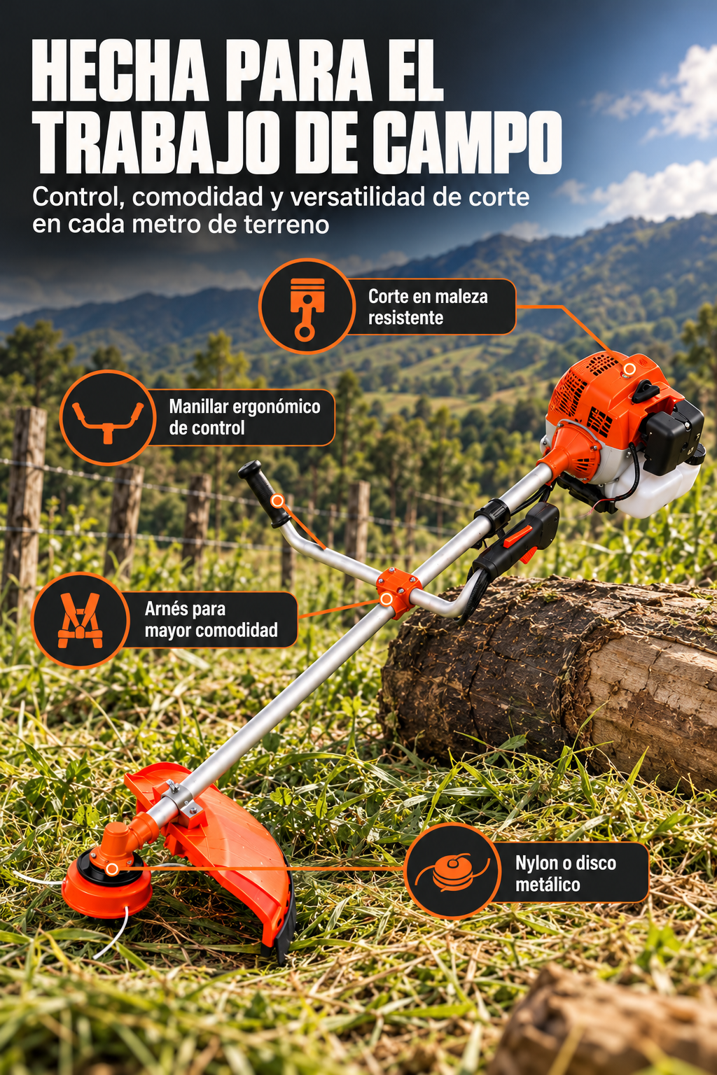 Guadaña Stihl FS 450 – 3 BENEFICIOS