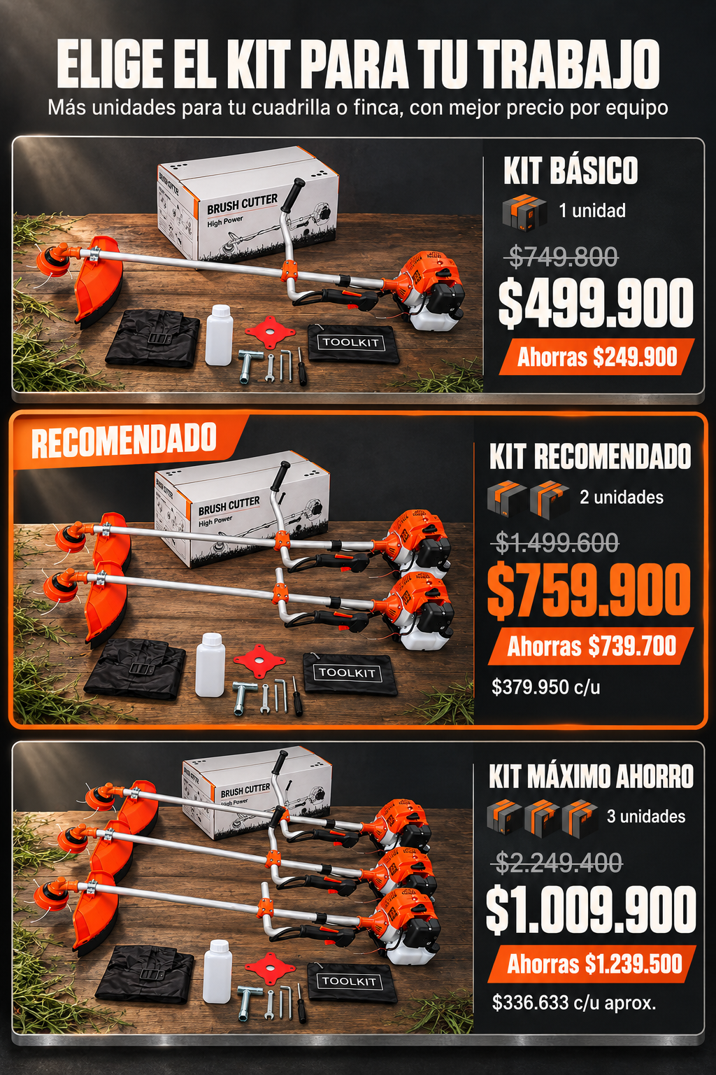Guadaña Stihl FS 450 – 7 OFERTA / KITS