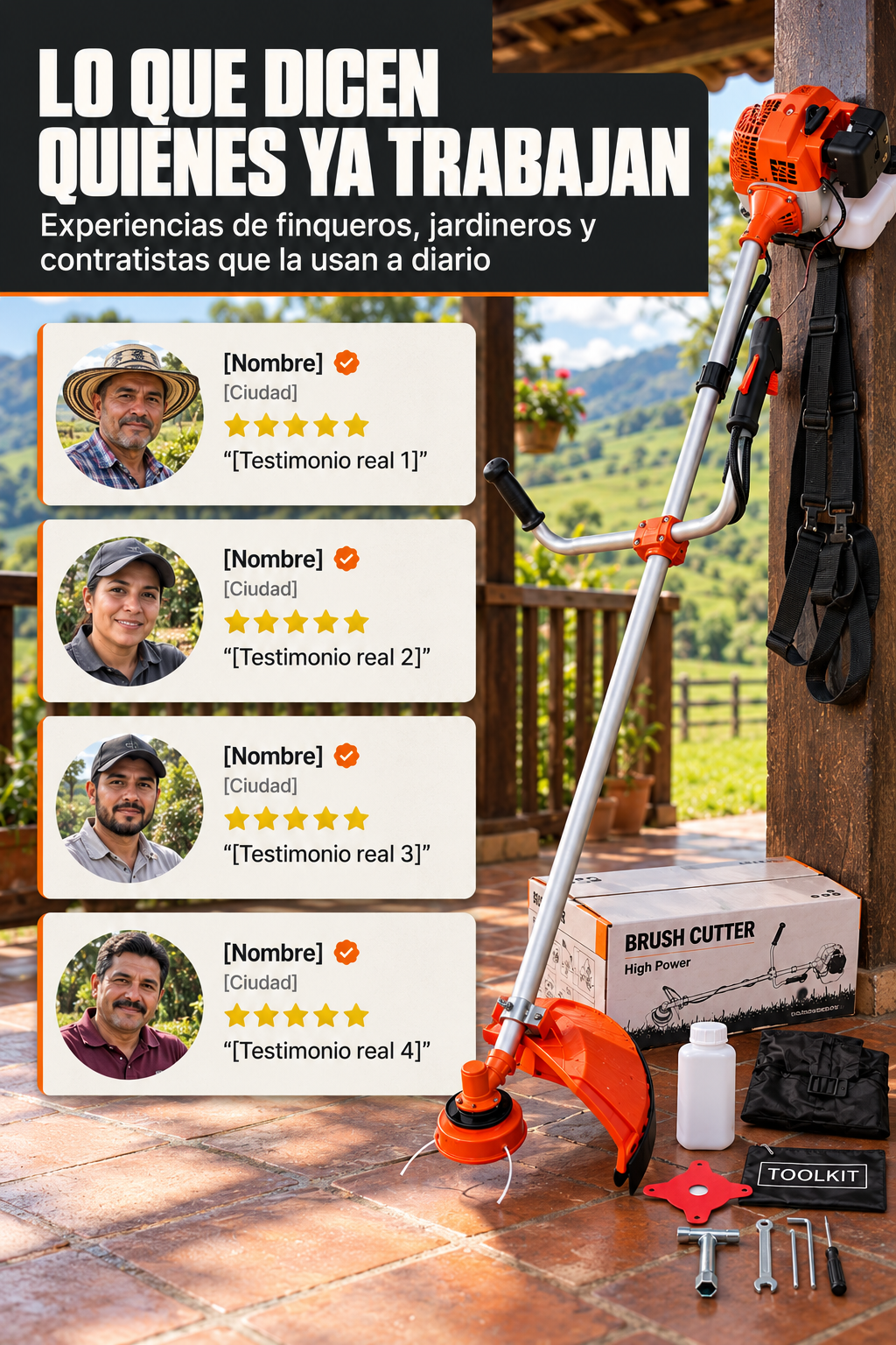 Guadaña Stihl FS 450 – 10 TESTIMONIOS